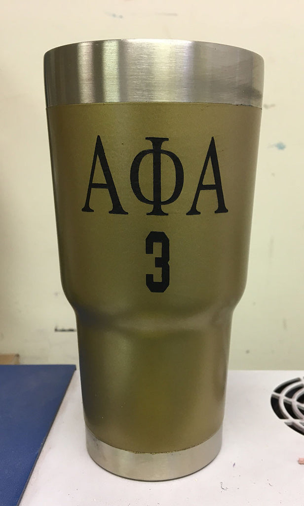 Alpha Phi Ivy Travel Mug with Handle – Go Greek Chic